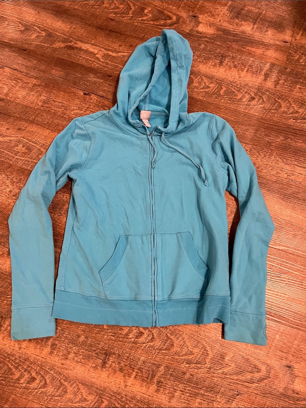 Gap blue Zip-Up Hooded Jacket - Women